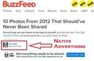 Buzzfeed native advertising